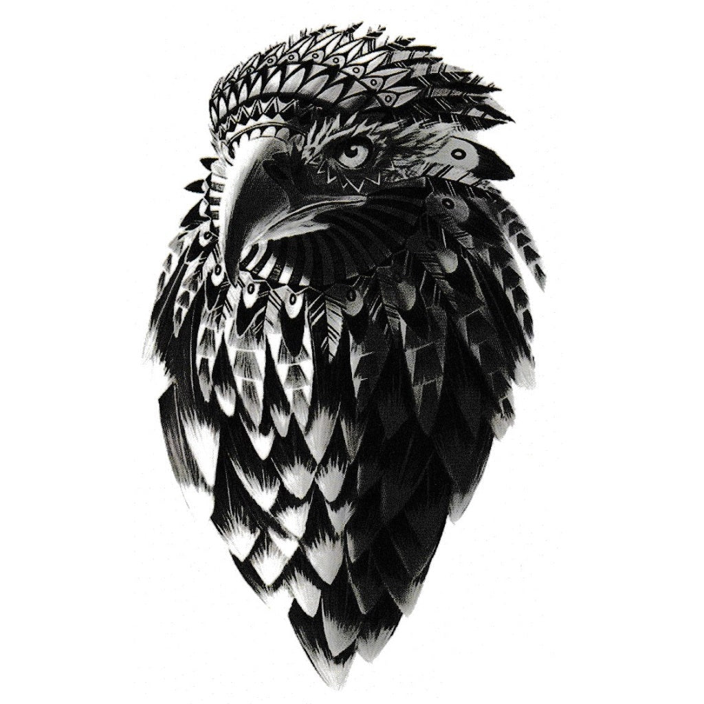 Tatouage ephemere | temporaire | faux tattoo - Aigle royal, image size:1024x1024