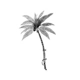 Tatouage ephemere cocotier. Faux tatouage temporaire éphémère arbre de noix de coco.