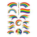 Tatouage ephemere - Lgbt - couleur de l'arc en ciel - Gay, lesbienne