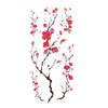 Tatouage éphémère, tatouage temporaire de branches de cerisier en fleur.