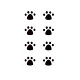TATOUAGE EPHEMERE - Empreintes de chat et de chien