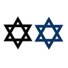 Tatouage éphémère - Etoiles de David - Israël, judaïque, juif 