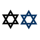 Tatouage éphémère - Etoiles de David - Israël, judaïque, juif 