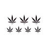 Tatouage ephemere cou - Cannabis, weed, herbe - Mains, cheville