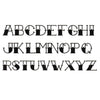Tatouage ephemere  Lettrage - Lettres alphabet, faux tatouage temporaire