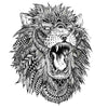 Tatouage ephemere Lion Maori - Tatouage temporaire | Faux tatouage