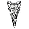 Tatouage ephemere totem Lion Maori signe astrologique - Avant bras