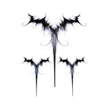 Tatouage ephemere - Ange de la mort, Wings of death, Tatouage abstrait