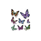 Tatouage ephemere, temporaire Pack papillons 3D, réaliste couleur