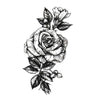Tatouage ephemere femme - Rose et bourgeons - Tatouage temporaire