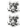 Tatouage ephemere Tigres réalistes aquarelleTatouage ephemere homme - Tigres réalistes aquarelle - Faux tatouage