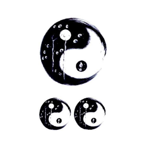 Tatouage ephemere Ying yang