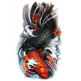 Tatouage éphémère (temporaire) japonais carpes koi