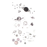 Mini tatouage ephemere - Pack espace minimaliste - Tatouage doigt main skindesigned