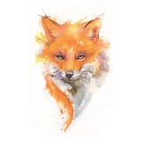 Tatouage ephemere renard aquarelle 2 - Faux tatouage Skindesigned
