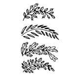 Tatouage ephemere feuille de laurier. Faux tatouage branche, poignet Skindesigned