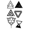 Tatouage ephemere géométrique - Pack triangles - Faux tatouage temporaire skindesigned