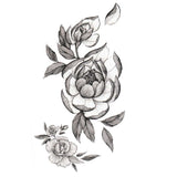 Tatouage ephemere - Fleurs et bourgeons - Tatouage temporaire femme