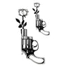 Tatouage ephemere - pistolet (gun) et rose - Faux tatouage, temporaire