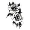 Tatouage éphémère, temporaire - Deux roses façon old school Skindesigned