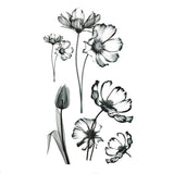 Faux tatouage éphémère - pack floral et tulipe - Skindesigned
