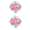 Tatouage ephemere - Petits lotus - Tatouage temporaire femme  Skindesigned