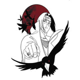 Tatouage ephemere Uchiha itachi - naruto akatsuki - Faux tatouage  Manga, animé par Skindesigned