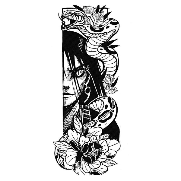 Tatouage ephemere Orochimaru - Naruto | Tatouage manga SkinDesigned