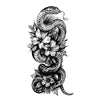 Faux tatouage ephemere - Serpent floral 3 | SkinDesigned