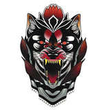 ﻿Tatouage ephemere - Tigre néo traditionnel dans le style de Marty Early - Skindesigned