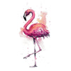 Tatouage ephemere flamant rose aquarelle - Pink floyd - Skindesigned