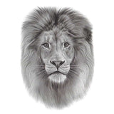 Tatouage éphémère haute qualité - Lion réaliste 4 | Skindesigned, tatouage temporaire