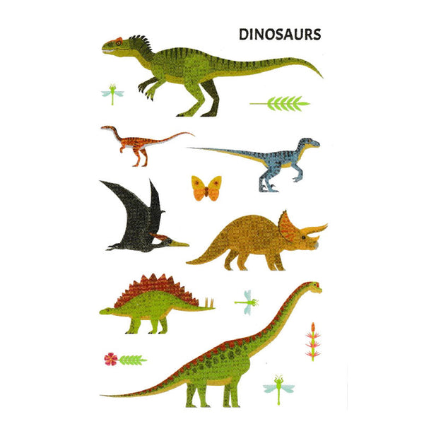 Tatouage ephemere dinosaure pour enfant. T rex, triceratops, velociraptor, stegosaure, diplodocus et pterodactyle skindesigned