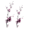 Tatouage éphémère Japonais - Branches de cerisier en fleur violettes  Skindesigned