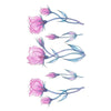Tatouage ephemere femme - roses transparentes - Skindesigned