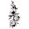 Tatouage éphémère - Pivoine arbustive et mûres | SkinDesigned