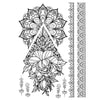 Tatouage éphémère Mandala floral, bracelet et unalomes - Skindesigned